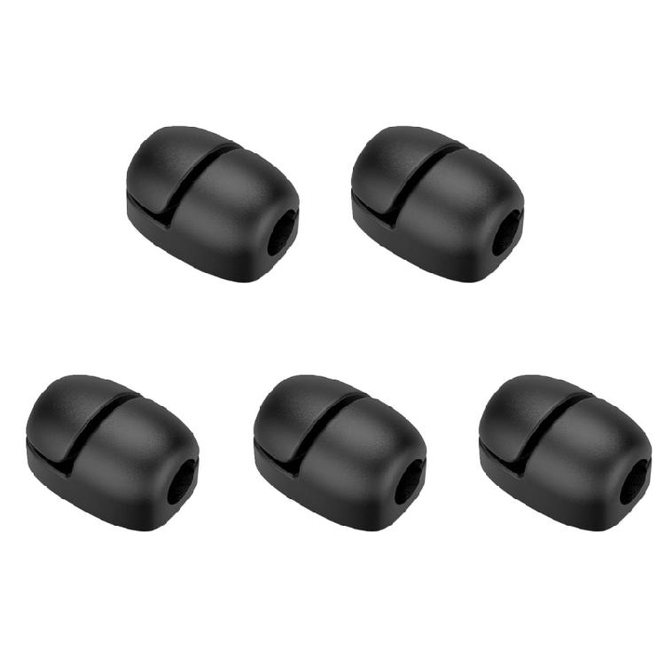 5Pcs Cable Clamp Data Line Fixer Holder Cylindrical Wire Management Clip Desktop Tool for Wall Desk Christmas Light