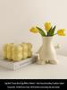 Ins Cream Style Egg-Shaped Ceramic Tissue Box