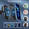 30W Car Wireless Charger Auto Mount Phone Holder Sucker Support For iPhone 14 13 Pro Max Samsung Xiaomi Redmi Infrared Induction