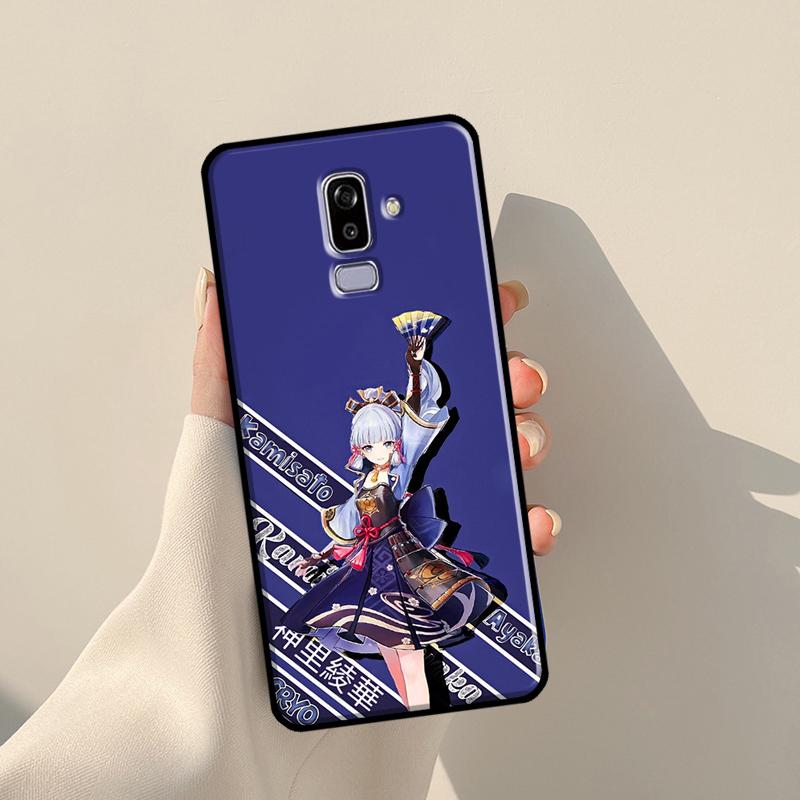 Kamisato Ayaka Genshin Impact Cover For Samsung Galaxy J4 J6 Plus 2018 A6 A7 A8 A9 J8 J1 2016 A3 A5 J3 J7 J5 2017 Case