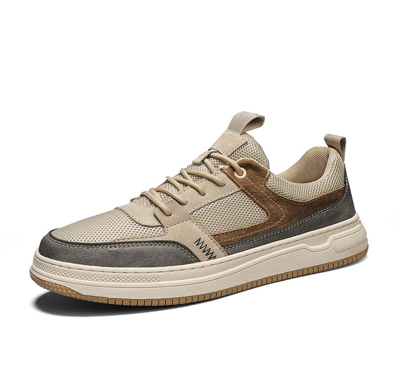 

Высококачественная мягкая подошва, удобная спортивная обувь, мужская обувь для вождения, сетчатая походная обувь, кожаная повседневная обувь, мужские туфли на плоской подошве 45 хаки