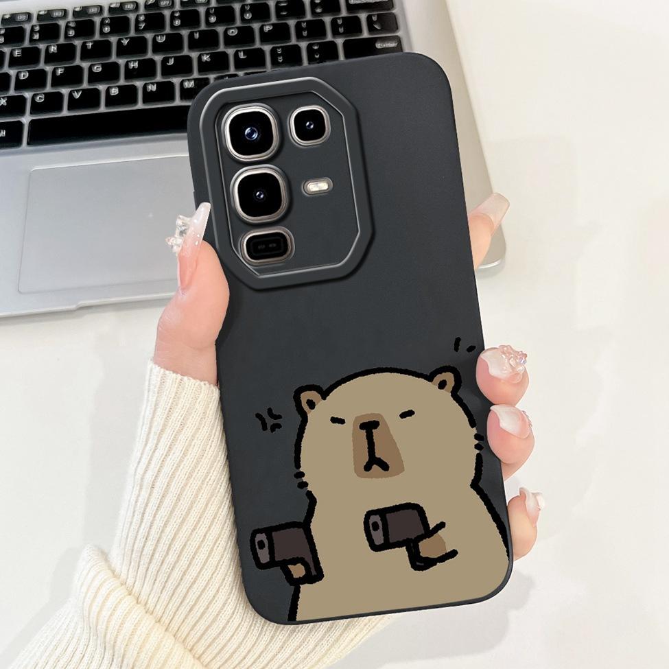 6.78" For Infinix Note 50s X6870 Back Cover For Infinix Note 50s Case Luxury Fashion Lover Cartoon Cool Painted Silicone Bumper