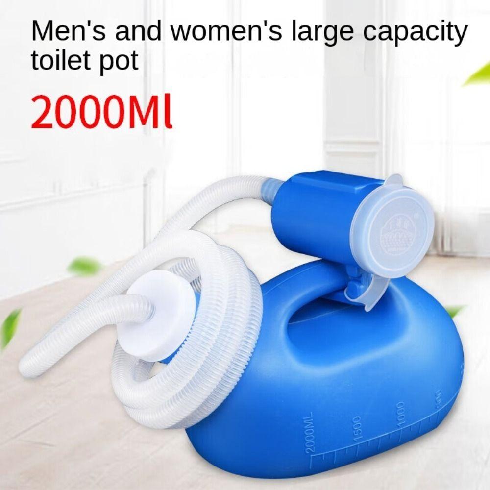 1 Set Spill Proof Car Travel Urinal for Men Portable 2000ml Portable Urinal Home