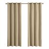Solid Color Linen Texture Blackout Curtain with Black High Precision Thermal Insulated Sun Blocking Hotel Home Homestay Decor
