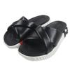 Sandals Infrastructure Techno Sandal Slides Black Leather Mens 39 Used