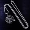 New European and American Retro Necklaces for Men and Women, Fashionable Single-sided Magpie Pendants