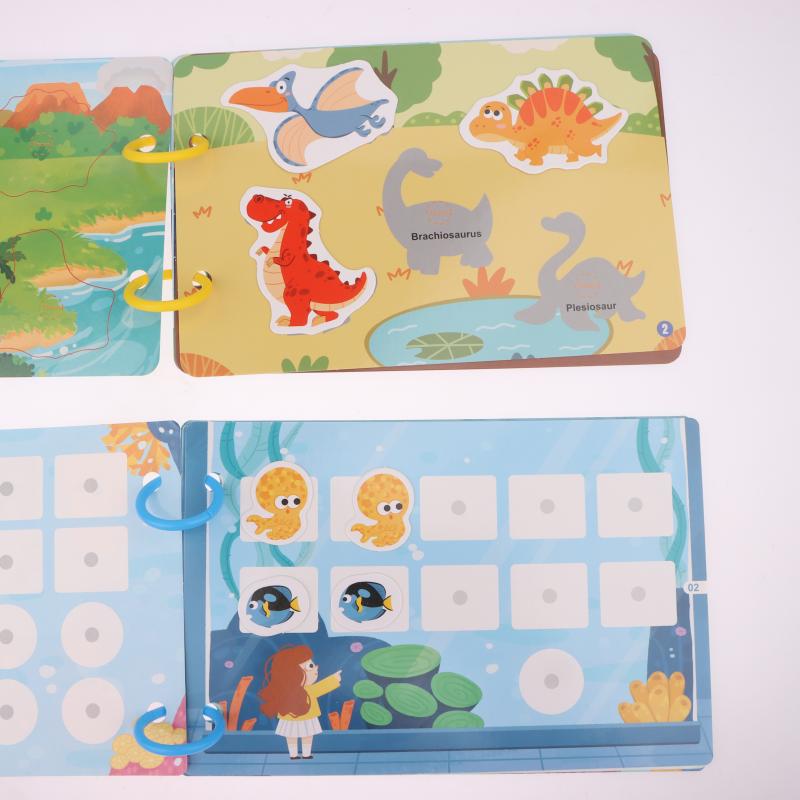 1 Set Yeni Yürüyen Çocuklar Eşleştirme Bulmacaları Oyunu Montessori Meşgul Kitap Çıkartma Sessiz Kitap Çocuklar İçin Erken Eğitici Öğrenme Oyuncakları Hediyeler