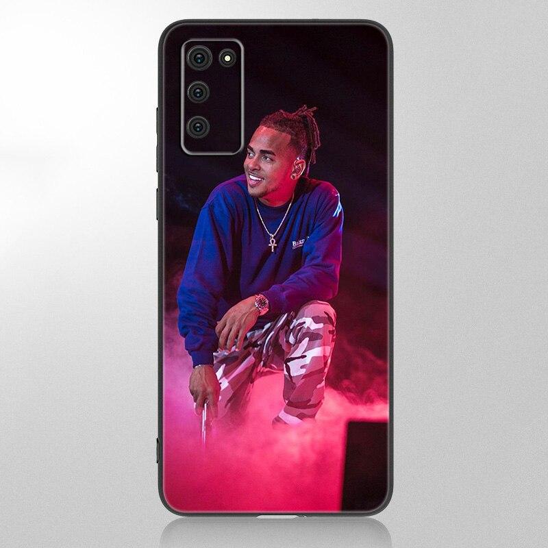 Custodia Rapper Anuel aa Ozuna per Samsung Galaxy A12 A02S A22 A32 A52 A72 A71 A51 A41 A31 A21 A11 A50 A70 A10S A20S Cover Nera
