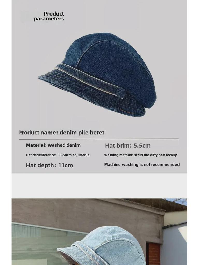 Retro Duck Bill Beret: Spring & Autumn Street Style Women's Hat