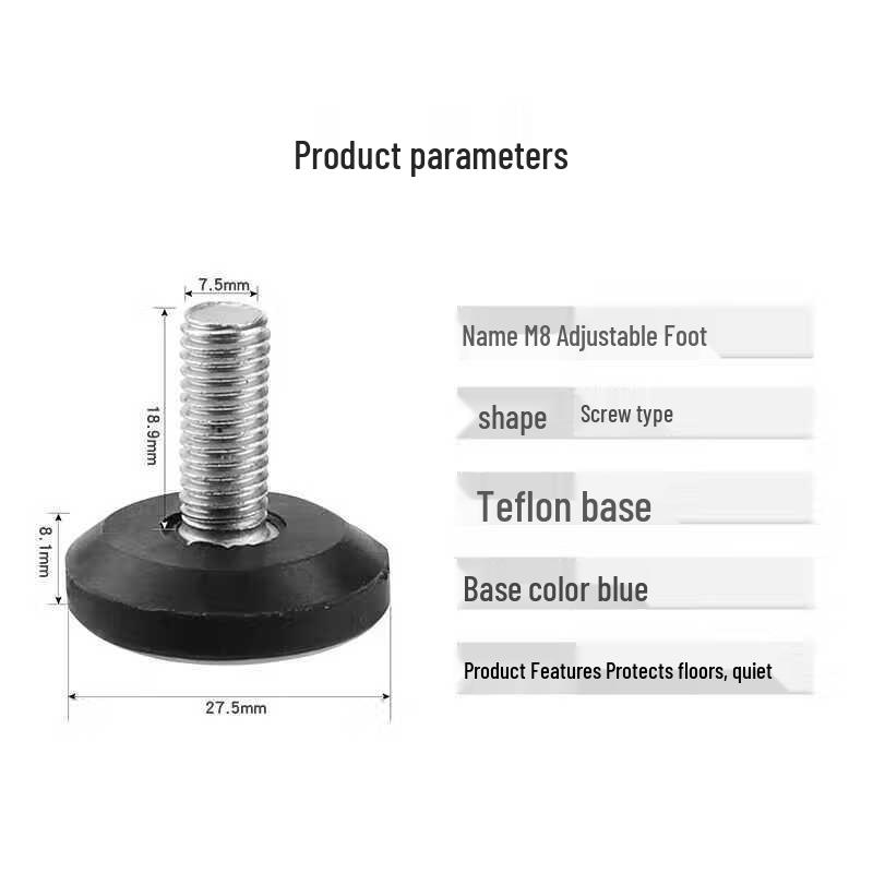 Adjustable Height Furniture Leg Levelers