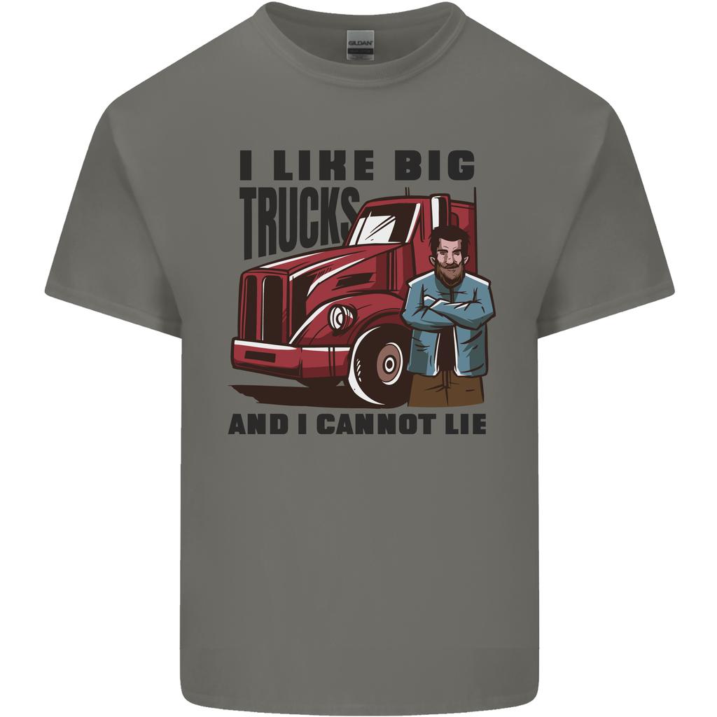 Lorry Driver I Like Big Trucks I Cannot Lie Trucker Unisexs Light Cotton Tshirt