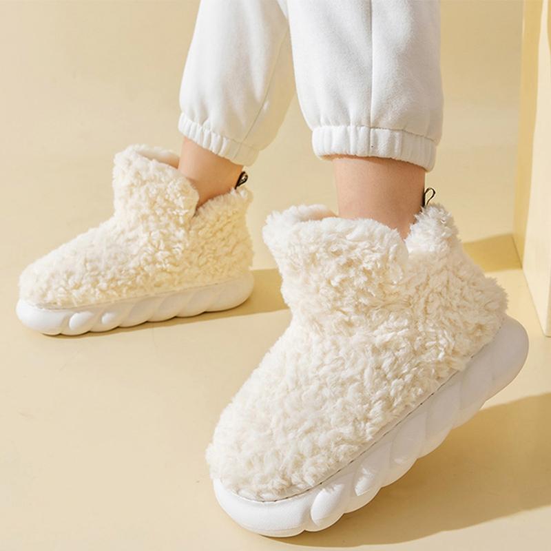 Women's Indoor Slippers EVA Memory Foam Cozy Soft Lightweight Girls Short Boots Warm Winter Fuzzy Slippers