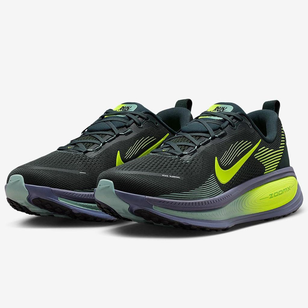 Nike Vomero Size 18, Seaweed/Cannon/Sanded Purple/Volt, HM6803-301, 26.0cm