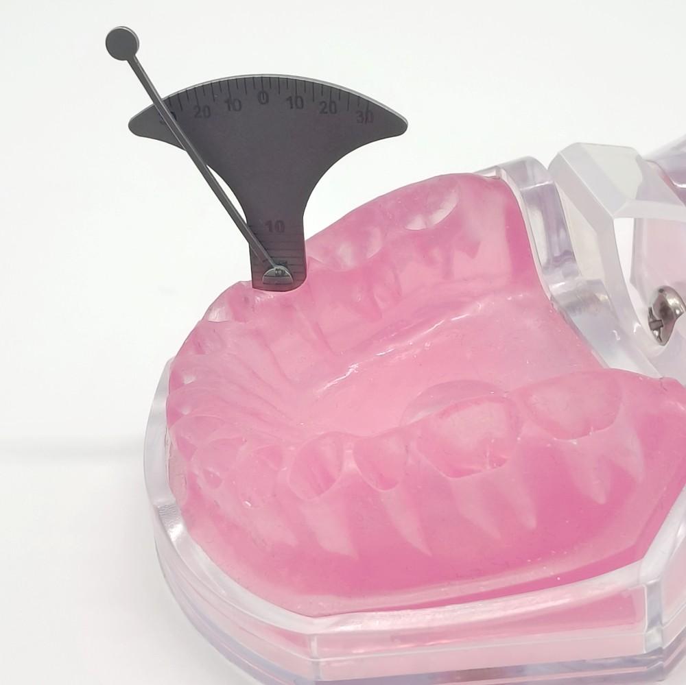 Set di strumenti per l'altezza e l'augulazione della cuffia dell'impianto dentale Righello per misurazione dell'altezza di taglio e del calibro di angolazione