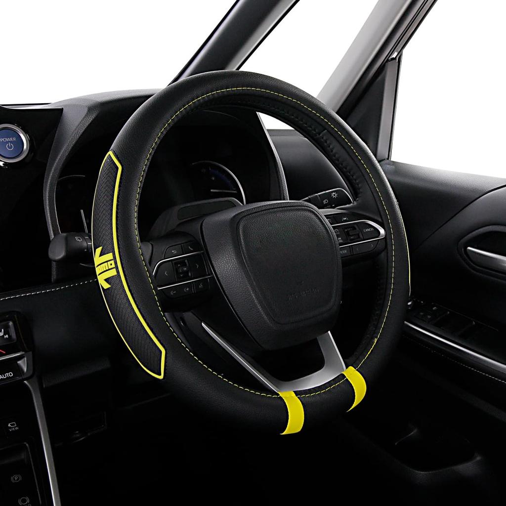 MOMO FAST Steering Wheel Cover, Italy, Milan, Size Small, Yellow