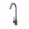 Gunmetal 304 Stainless Steel Kitchen Faucet Mixer Hot Cold 360 Swivel Gooseneck Sink Mixer Tap Faucet Cartridges