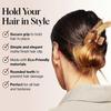 Assorted Hair Clips for Women - Strong Hold Open Shaped Hair Claw Clips for