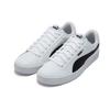 PUMA Smash Vulc Retro Casual Skateboarding Shoes Unisex White Black Shoe 'White Black' Men's 385554-01