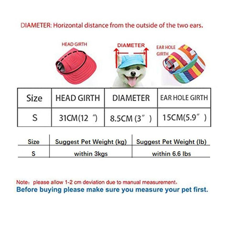 Breathable Dog Bonnet Cap Lightweight Puppy Sunscreen Hat NEW Dog Sun Hat  Puppy
