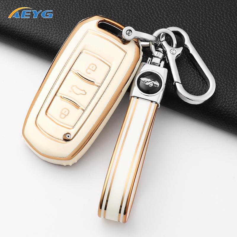Tpu Car Key Case Cover For Geely Emgrand 7 Gx3 Atlas Gs Nl3 Gili Emgrand 7 Ex7 Gt Gc9 Protected Shell Fob Accessories