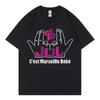 Französischer Rapper Jul Cest Marseille Bébé Grafik T-Shirts Mode Hip Hop Y2k Kleidung T-Shirt Sommer Reines Baumwoll-T-Shirts Unisex