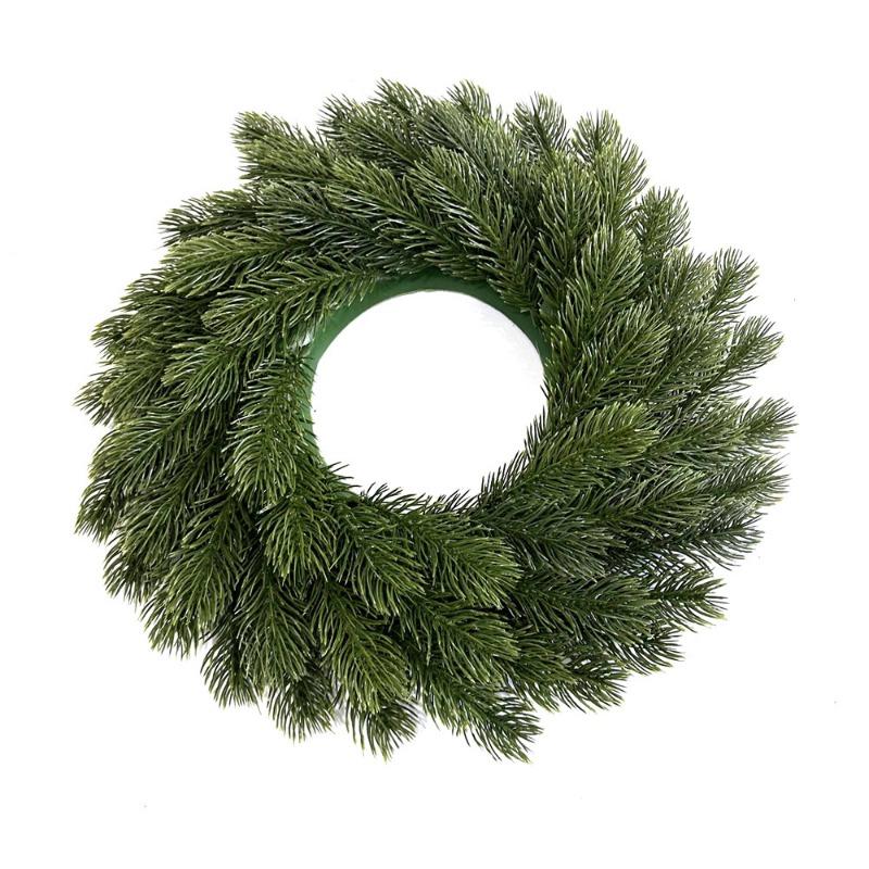 

Имитация Искусственная Сосновая Хвоя Венок Собачий Хвост Рождественское Украшение Домашнее Подвесное Изделие Композиция Реквизит White and green-medium