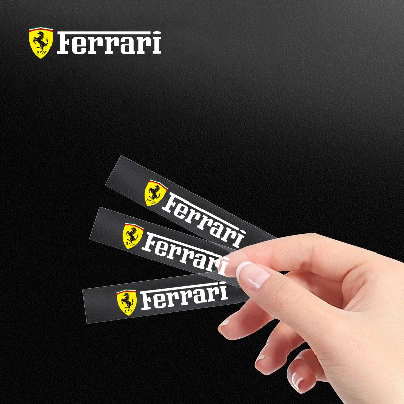 3D Metall Auto Embleme Aufkleber Kreatives Logo Abzeichen Wasserdicht Dekorativer Aufkleber Für Ferrari Roma 488 Portofino F8 Roma Spider SF90