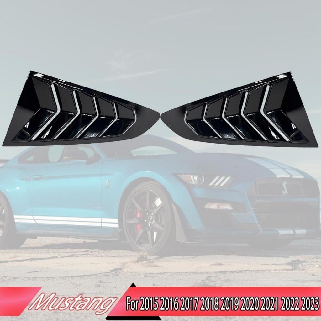 15-23 Ford Mustang Rear Side Window Louvers – Modified Trim Accessories