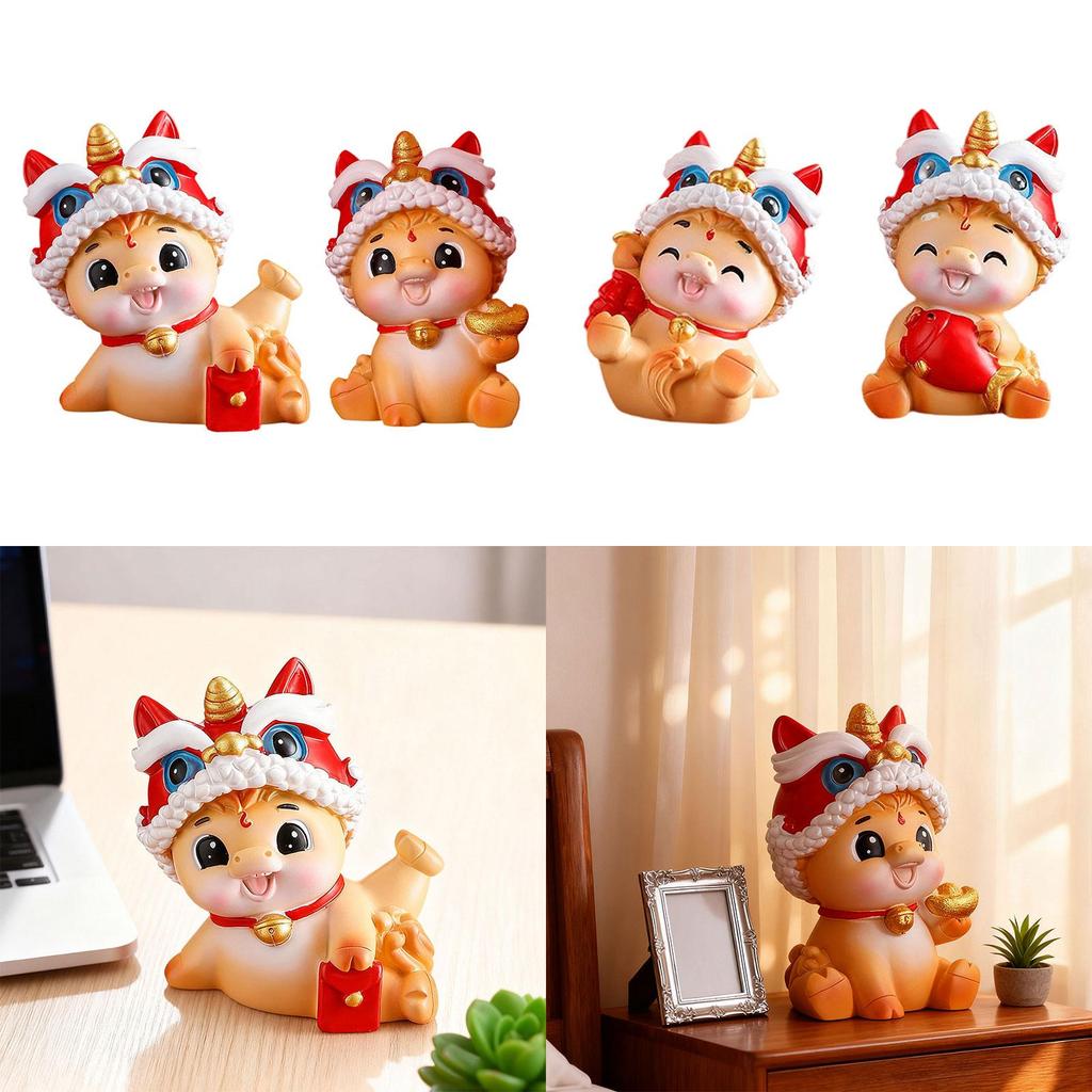 Mini Resin Horse Statue Cute Resin Horse Figures for Home Office Living Room