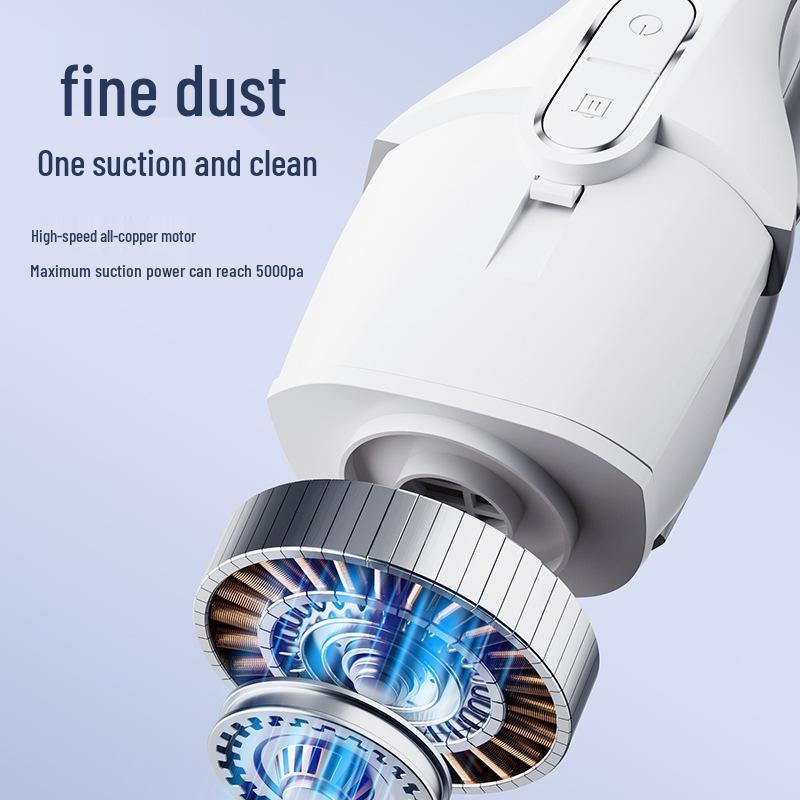 High-Power Portable Wireless Car Vacuum Cleaner with Strong Suction