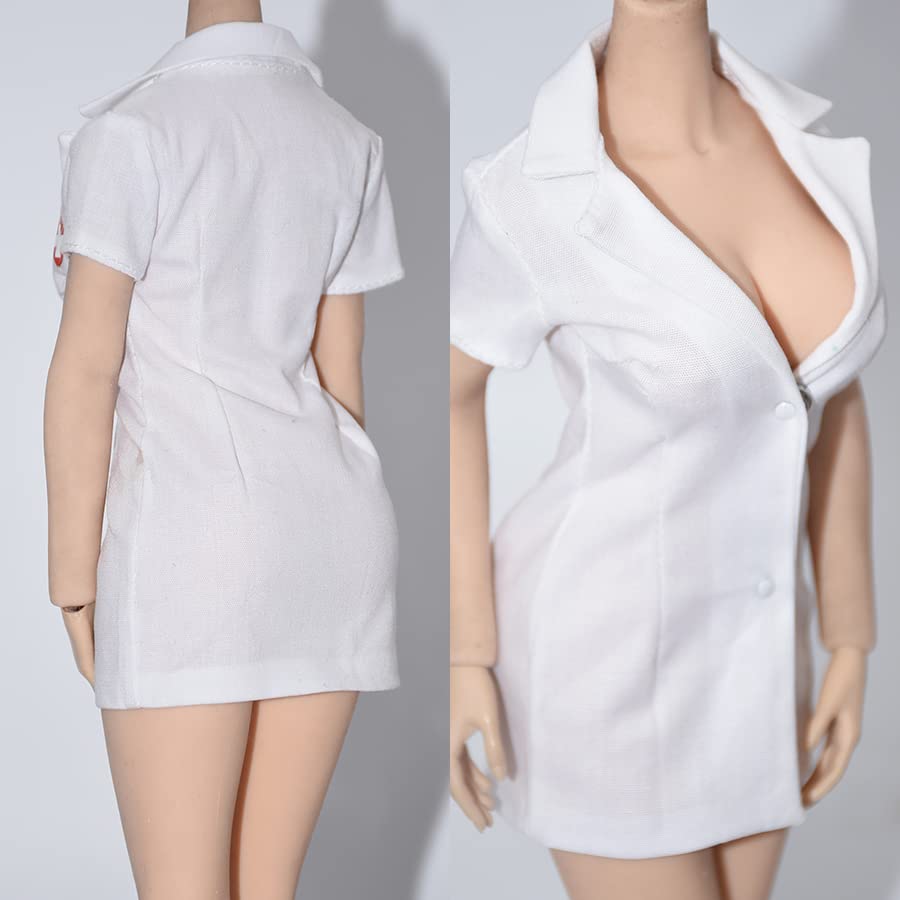 

Scale Figure with TBLeague GS Style Female Sexy White Uniform Dress and Hat and Head Not [TOYBARJAPAN] 1/6 Accessory/Compatible Figures, Nurse, (Body