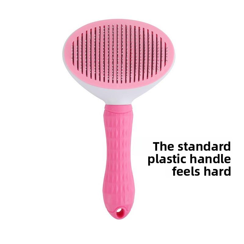 Essential Pet Grooming Tools: Cat Massage Brush, Dog Hair Removal Brush, Stainless Steel Needle Pet Comb