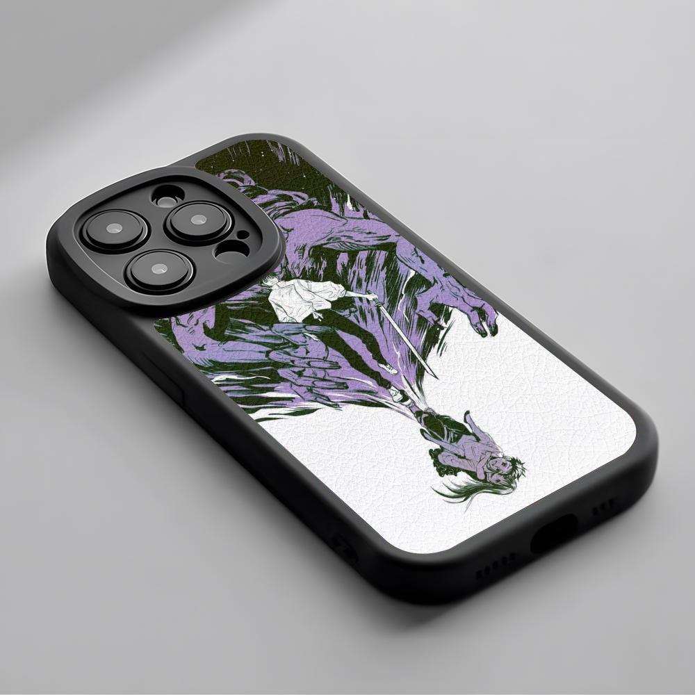 Okkotsu yuta cool anime man poster Phone Case For iPhone 16 15 14 13 12 11 Plus Pro Max Lambskin Silicone Cover black
