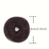 Messy Donut Hair Buns Tousled Updo Chignon With Elastic Hair Synthetic Hair Extensions Elegant Natural Looking For Daily Use Hair Accessories