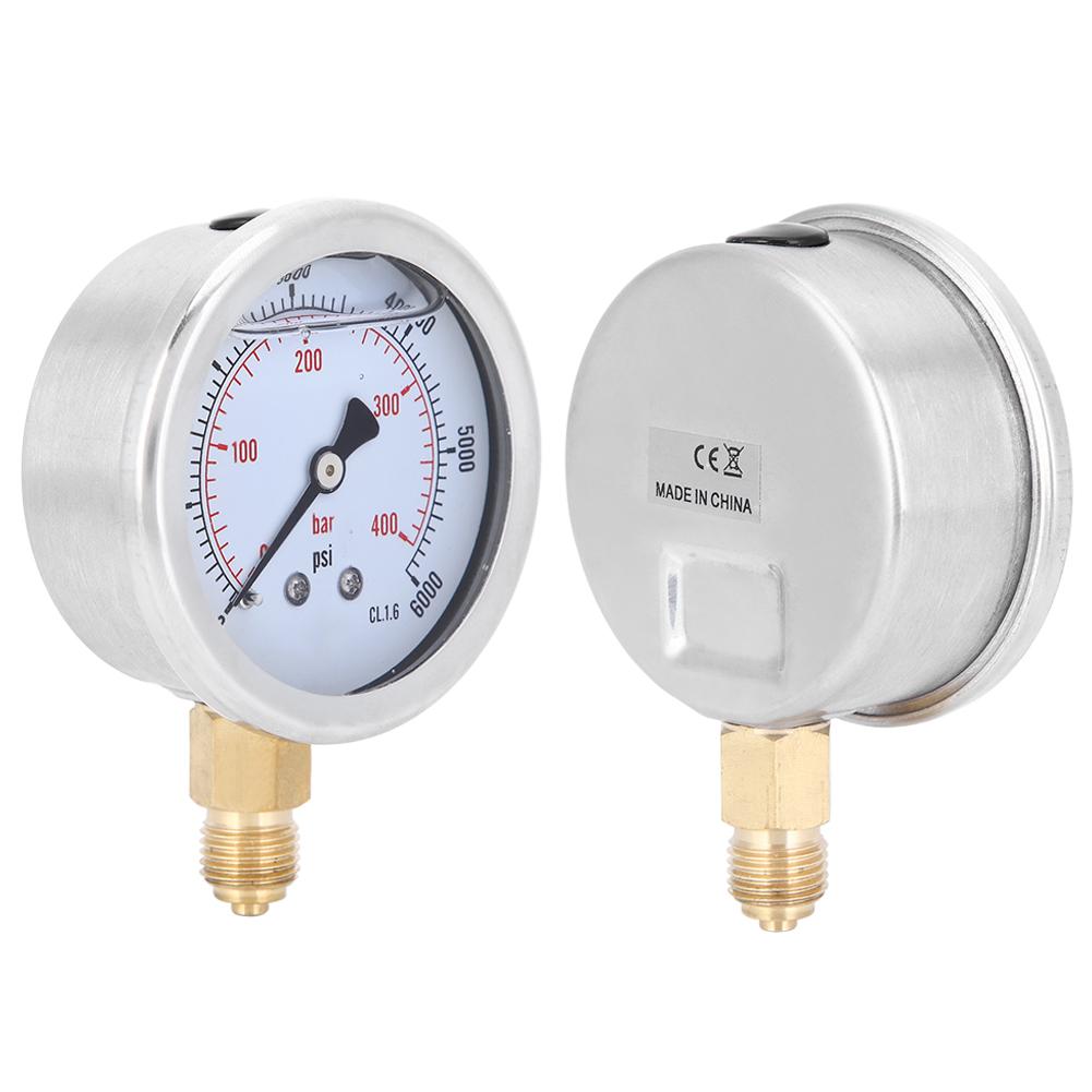 TSPGG604400bar 14BSP Y60 Radial Oil Filled Pressure Gauge Manometer for Machinery
