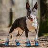 4Pcs/Set Reflective Dog Walking Boots Adjustable Strap Dog Shoes  for Medium Large Dogs