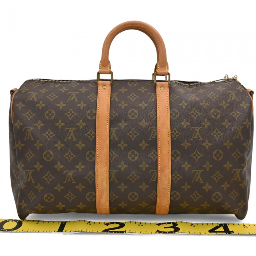 Auth LOUIS VUITTON Monogram Keepall 45 Boston Bag M41428 lv4949bb