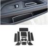 Silica Gel Car Gate Slot Cup Pad Door Groove Mats Anti-Slip Pad For Peugeot 3008 5008 GT 2016 2017 2018 2019 2020 2021 2022 2023