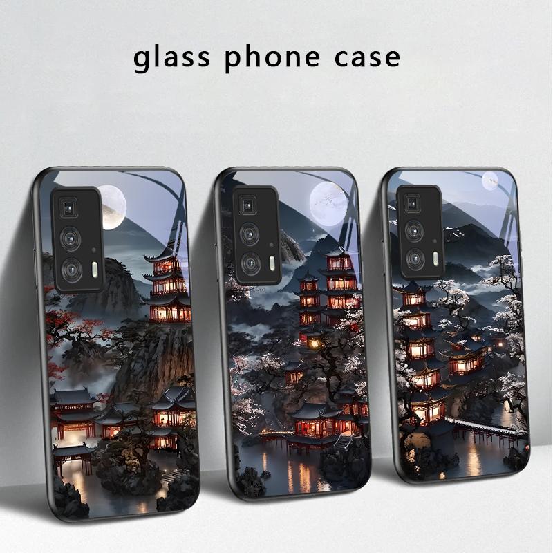 Moonlight Fairy Trail For Motorola Moto Edge 20 Lite 30 Pro 40 Neo 50 Ultra G45 G54 G55 G75 G84 G85 GPlay 23 Glass Phone Case