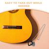 Frcolor Guitar Pick Necklace Guitar Pendant 2 Pieces Stainless Steel Celluloid Electric Guitar Bass Ukulele Guitarist Pick Storage Necklace Music