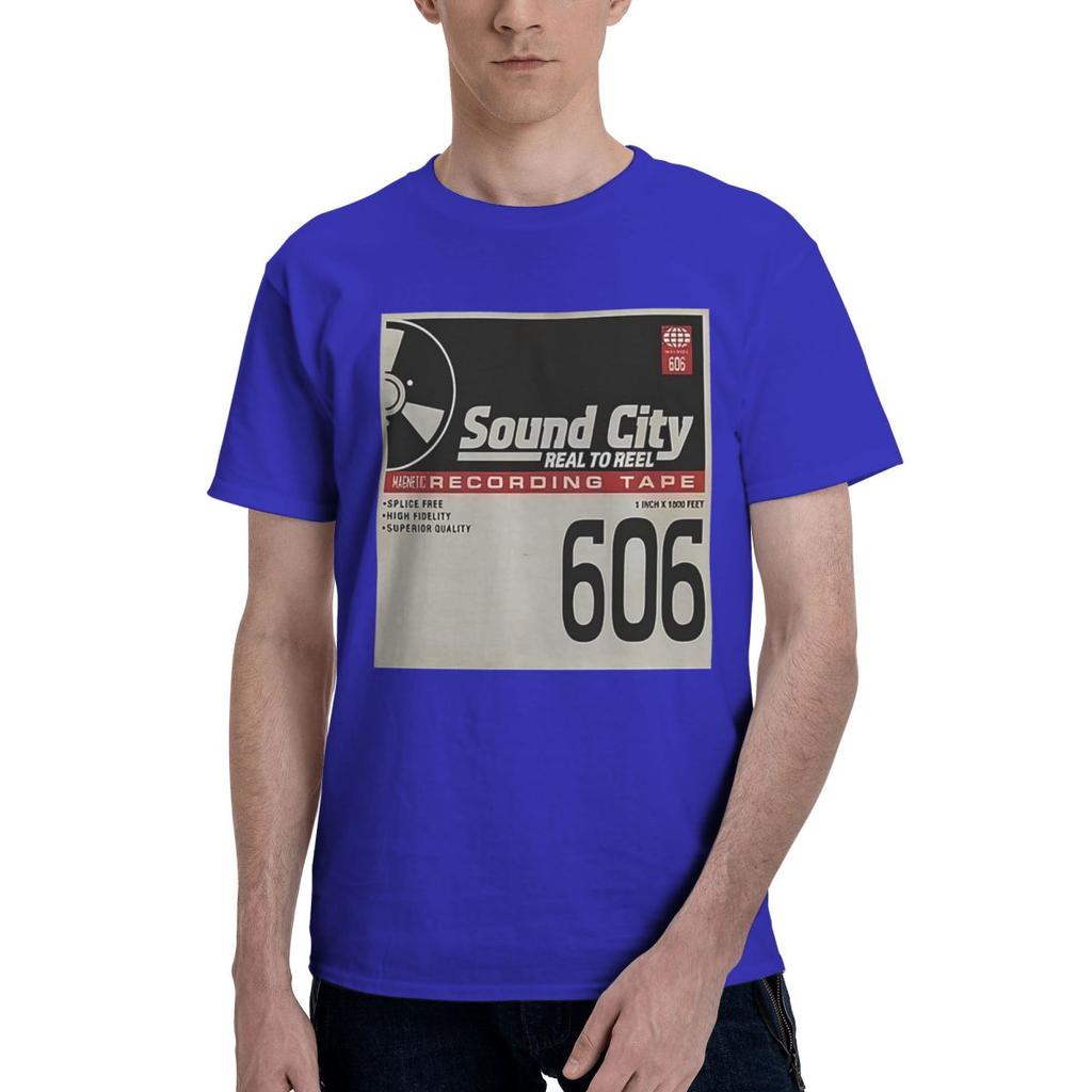 Sound City Graphic Print 100 Cotton Casual Breathable Confortable Cute Funny Mens TShirts Tshirts Men