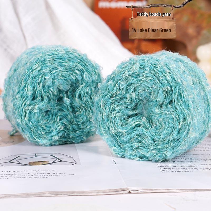 Colorful Loop Yarn Ball for Crochet & Knitting: Perfect for Handmade DIY Sweaters, Scarves, Dolls, & Small Projects.