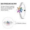 925 Silver Rings Original Design Blue Zircon Star Moon Finger Rings For Women High Quality Wedding Jewelry Gift