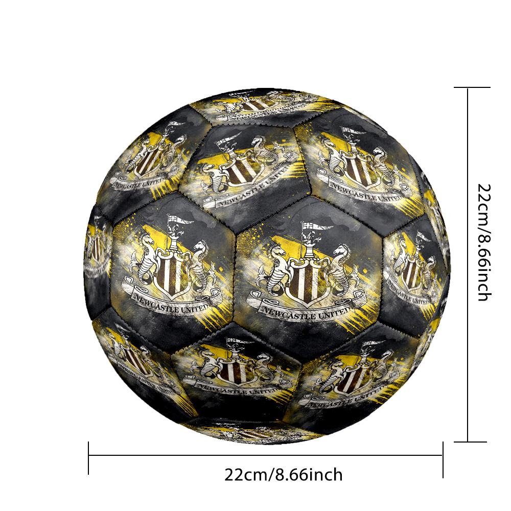 Newcastle United Thema Größe 5 Match Fußball Professioneller Outdoor Fußball Weiche Haptik Trainingsball
