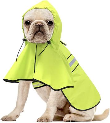 Reflective Waterproof Dog Raincoat for Small To Large Dogs Pet Supplies - Visibility Strips for Safe Outdoor Walking