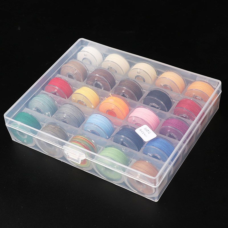 

DIY Boxed Rainbow Leather Hand-Stitched Woven Waxed Thread Line thickness 0.45mm [25 color-box]]