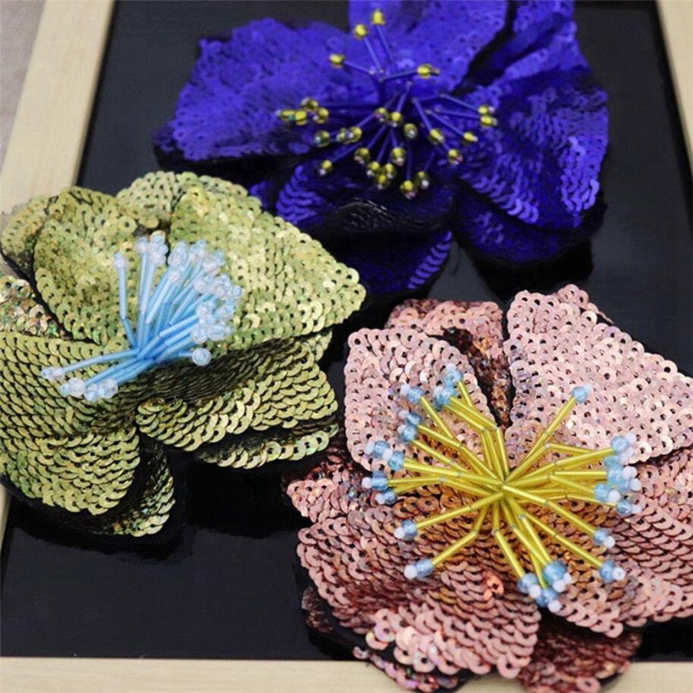 Large Embroidered Embroidery for Clothes Flowers Sew On Patch Patches Clothing Accessories Applique