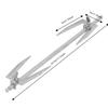 Silver Rotisserie Spit Rod 304 Stainless Steel Replacement Shaft  Air Fryer Cooking