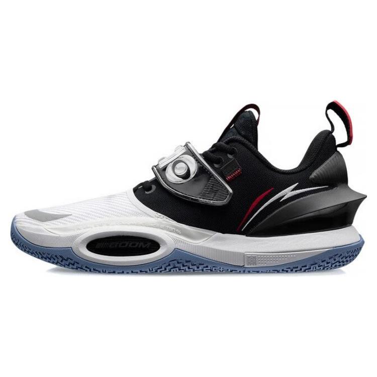 New LiNing All City 10 V2 ' Announcement ' Durable Breathable Low Top Performance Basketball Shoes White Black ABAS059-1