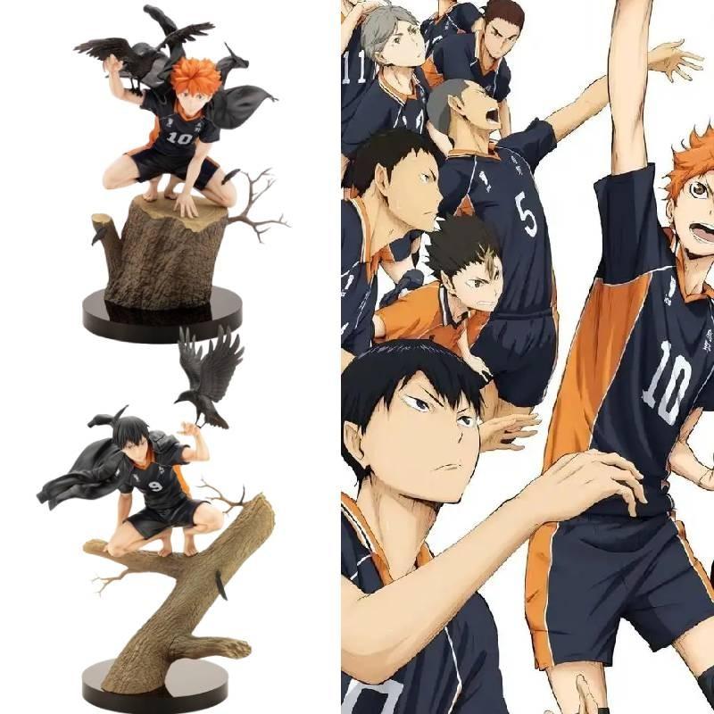 High-quality Pvc Haikyuu Gk Figure Of Hinata Shoyo And Kageyama Tobio With Detailed Base